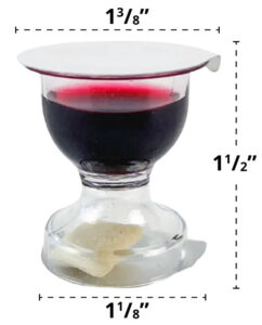 Communion Cup Chalice (5pk) truevine sizes
