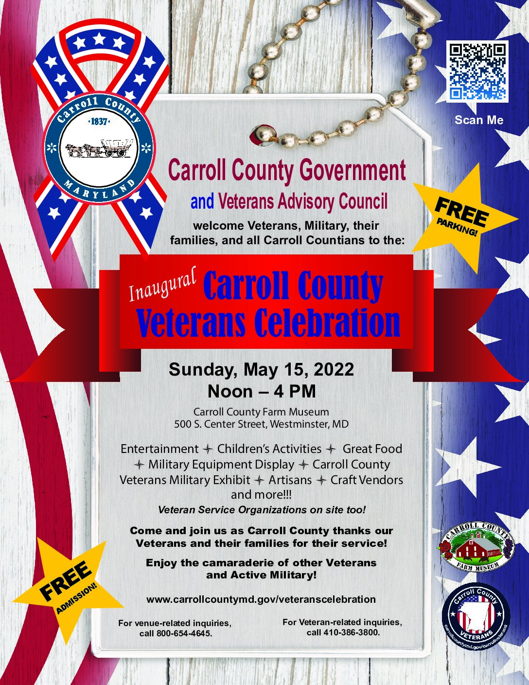 Carroll County Veterans Celebration veterans flyer i 1 pdf